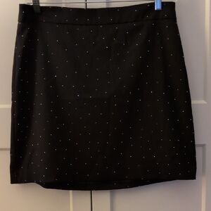Nine West Black Mini Skirt with Sparkle